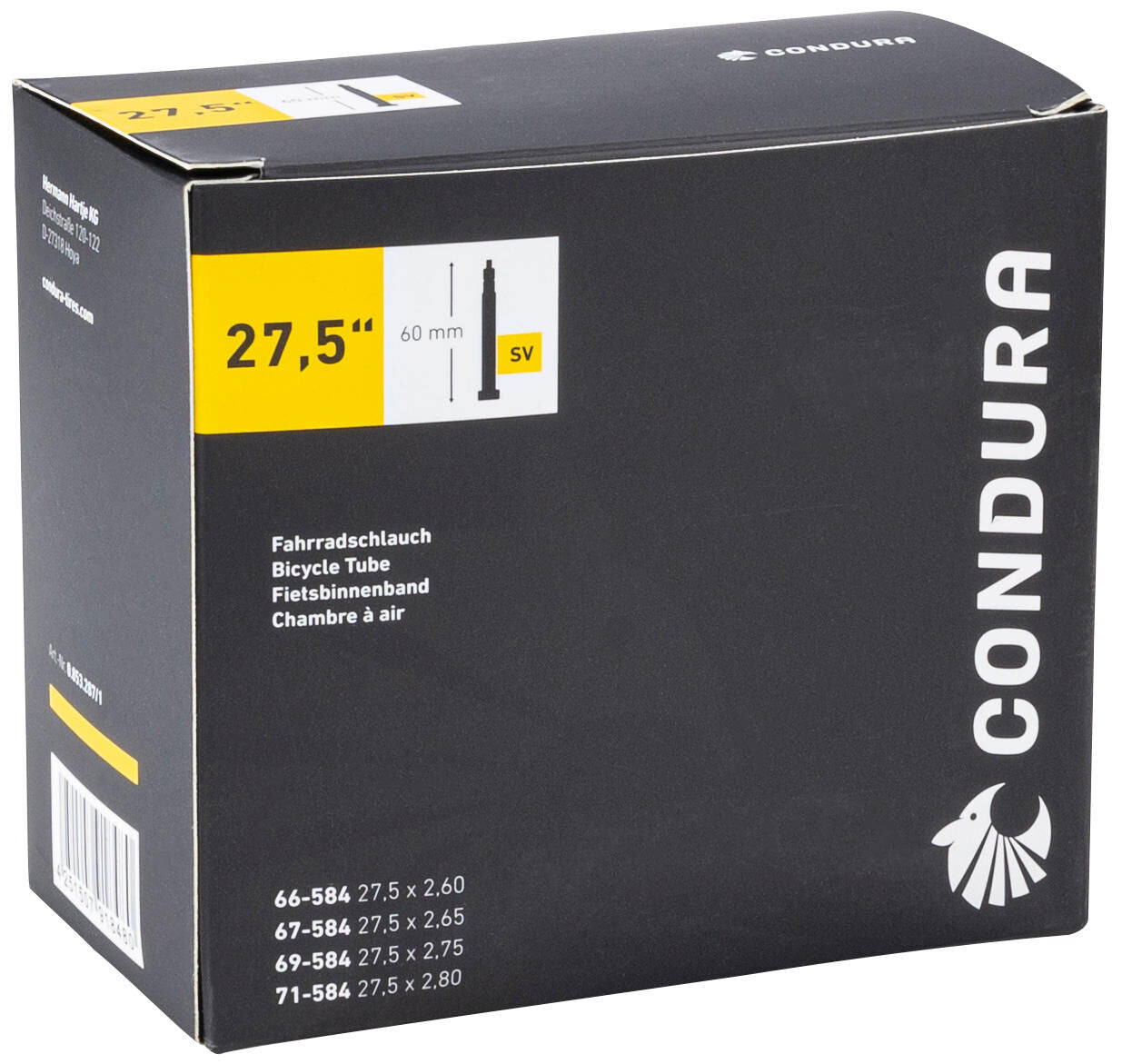 Condura Tube interior - 27.5