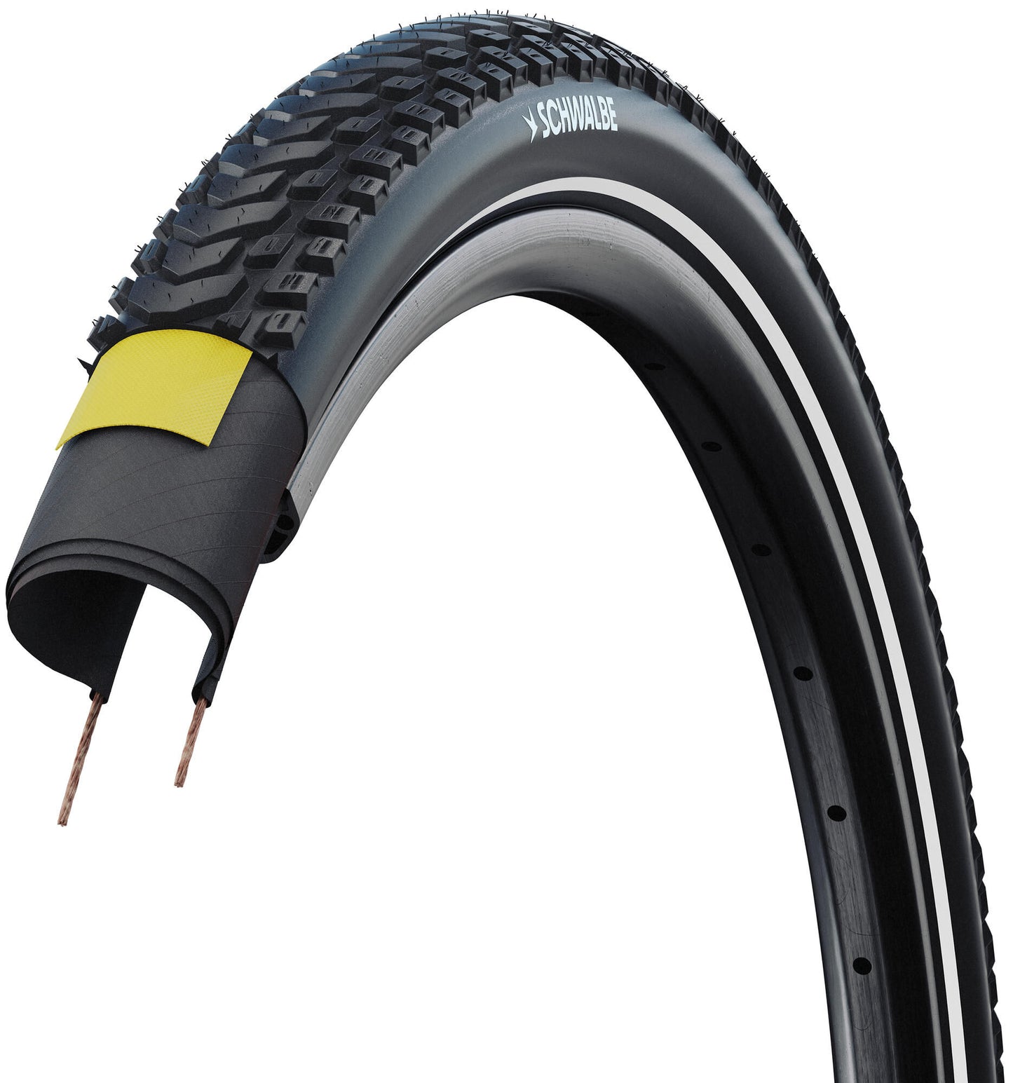 Schwalbe Tire Marathon Mondial 28 x 1.75 SW Fold reflect
