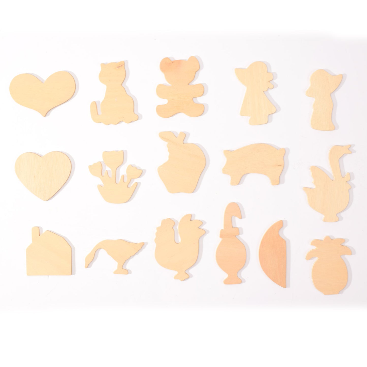 Vaessen creative • figure in legno assortite 65g