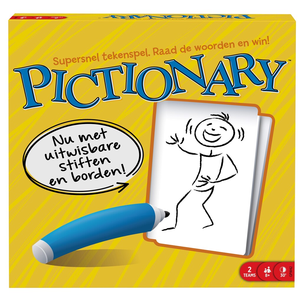 Gioco da tavolo Mattel pictionary olandese