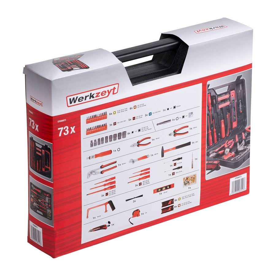 Maleta de herramientas Connex 73 piezas completa