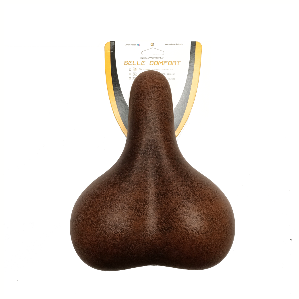 Selle Comfort Saddle City Brown, sin una soga