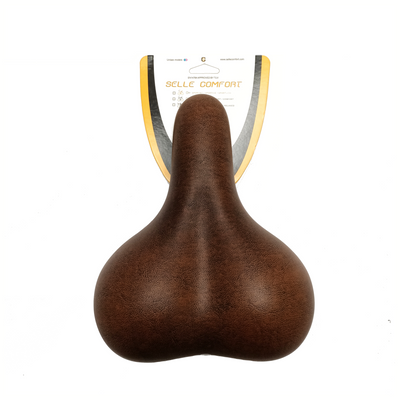 Selle comfort zadel city bruin, zonder strop