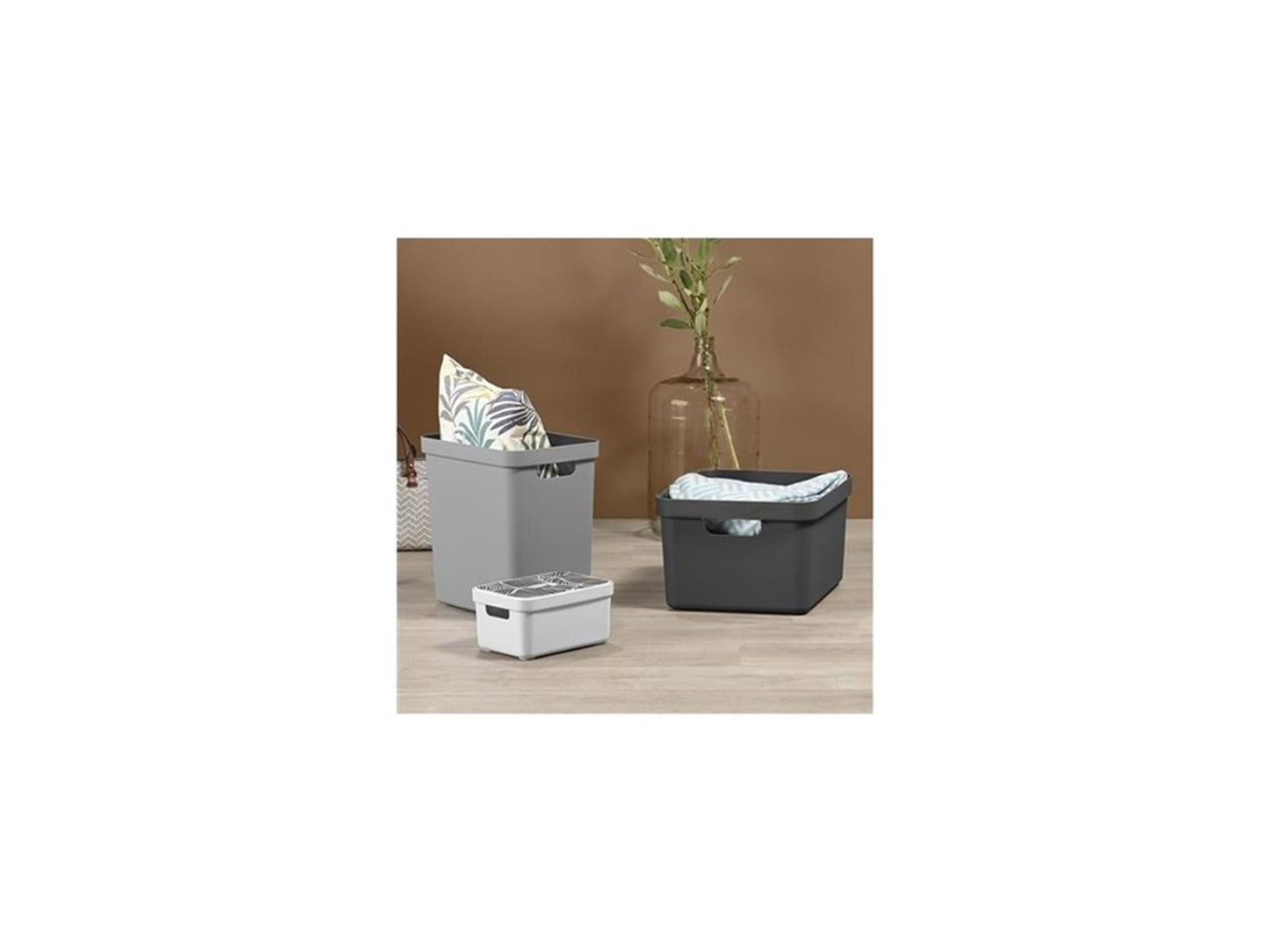 Sunware sigma caja de almacenamiento para el hogar 32l antracita