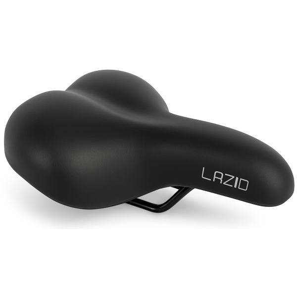Saddle de bicicleta de borde lazio negro