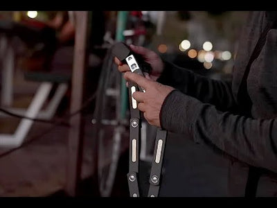 Abus Bordo Big UGRIP 5700 Negro - Localización plegable, 100 cm, Sporty