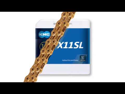 Cadena de bicicletas KMC X11SL - 118 enlaces - Plata