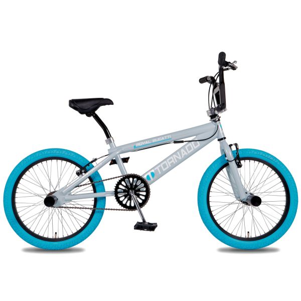 Royal 20 freestyle bugatti grigio blu chiaro con pneumatici blu