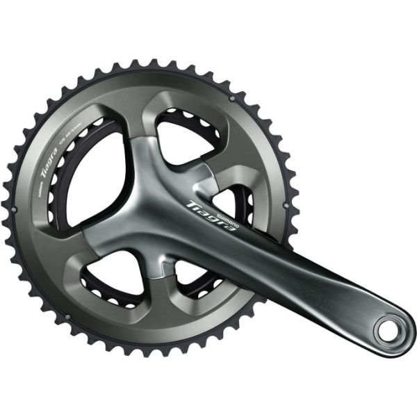 Shimano Crankset 2 x 10 velocità Tiagra FC-4700 172,5 50-34T con asse cavo nero