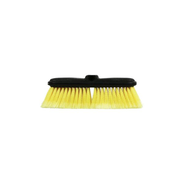 Washing brush with telescopic handle 95-160 cm yellow