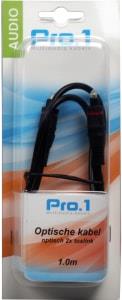 Enzo pro-1 ottico 2x toslink 1 metro - 9260000