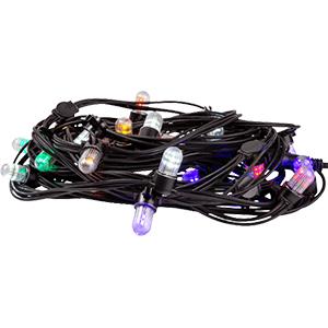 Iluminación de fiesta Enzo 8 piezas de diámetro 95 mm con batería 9700020