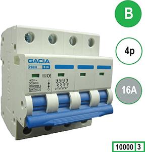 Instalacion autómata enzo gacia 16a. carro b 4p gacia - 4517820