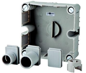 Enzo abl caja de cables universal ablcuadrada gris 4047830
