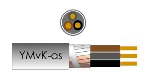 Cable ymvkas 3x2.5qmm cable de tierra dca rollo 50m - 1243119