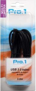 Cavo USB Enzo pro-1 a-maschio -> b-maschio 3 metri - 9280202