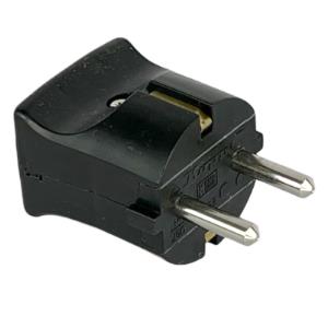 Spina Enzo con messa a terra attacco nero 6141000