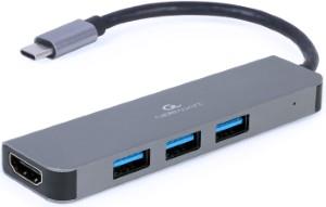 Cableexpert USB-C Adaptador múltiple 2 en 1 Base USB-C de 2 vías - 9530502