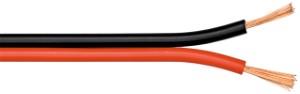 Cable de altavoz 2 x 1,5qmm rojo negro - 1394552