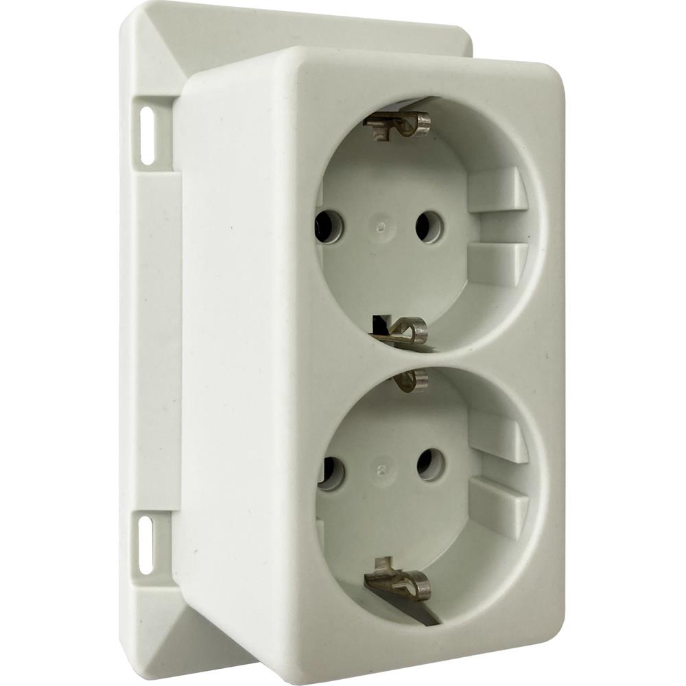 Enzo haf scatola porta prese con coperchio doppio - 4047256