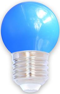 Lampada a sfera a LED e27 blu 1w - led0156