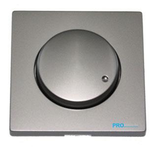 Peha pulsador dimmer plus placa aluminio dialogo 4602464