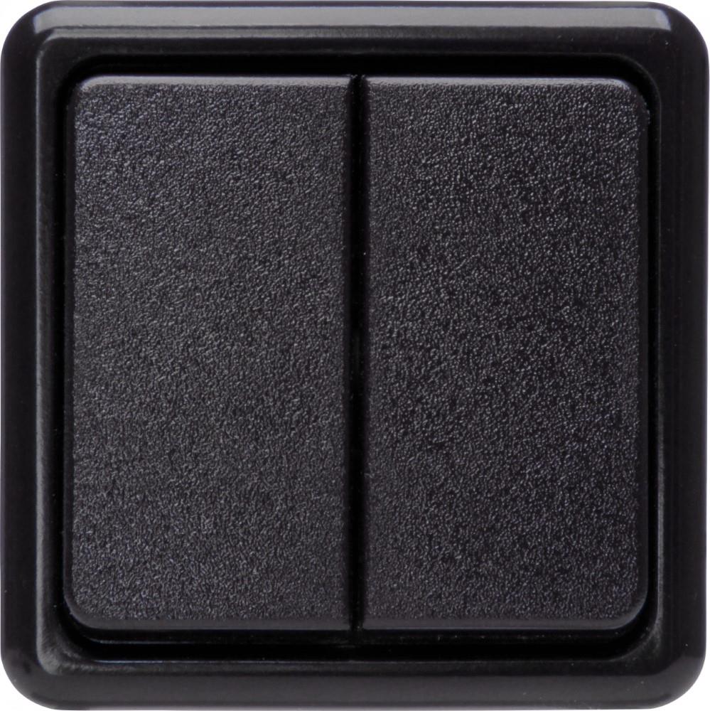 Serie di interruttori da superficie neri Kopp - 4626190