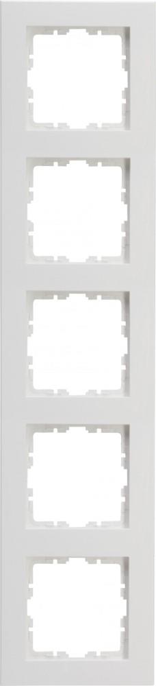 Kopp hk07 marco de cubierta quíntuple blanco puro mate - 4624240