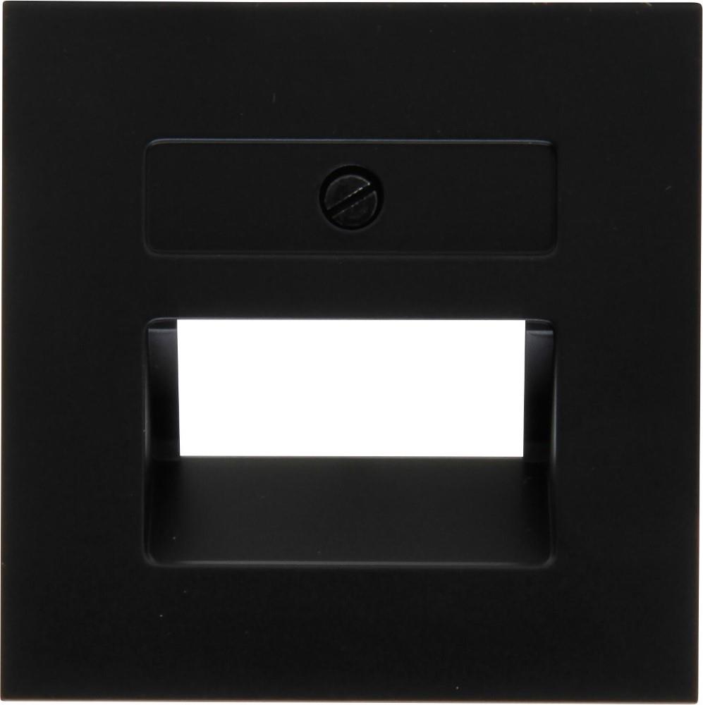 Placca Kopp hk07 nero puro opaco utp double - 4624560