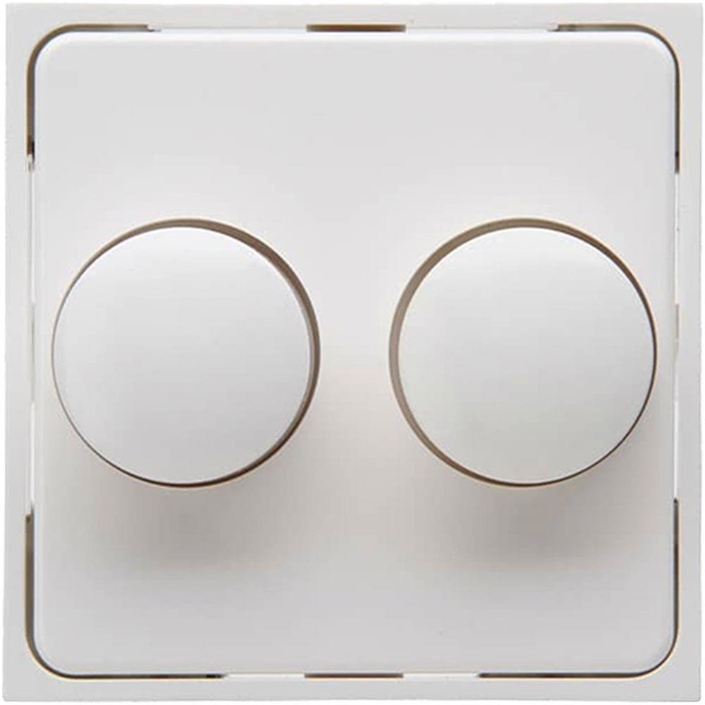 Kopp hk07 placca bianca + pulsante dimmer duo - 4622035