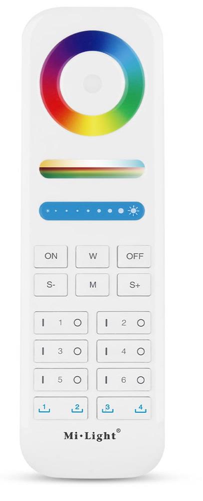 Telecomando Mi-light rgb-cct 2,4g 8 zone led0201