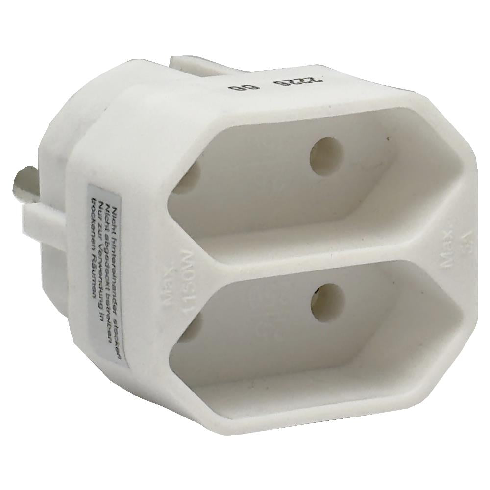 Adattatore euro bidirezionale Enzo bianco 230v 6175900