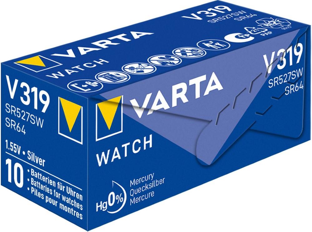 Varta 319 SR64 10 pezzi in scatola