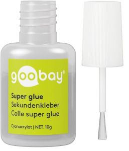 Superpegamento Goobay bote 10 gramos con pincel - 6453110