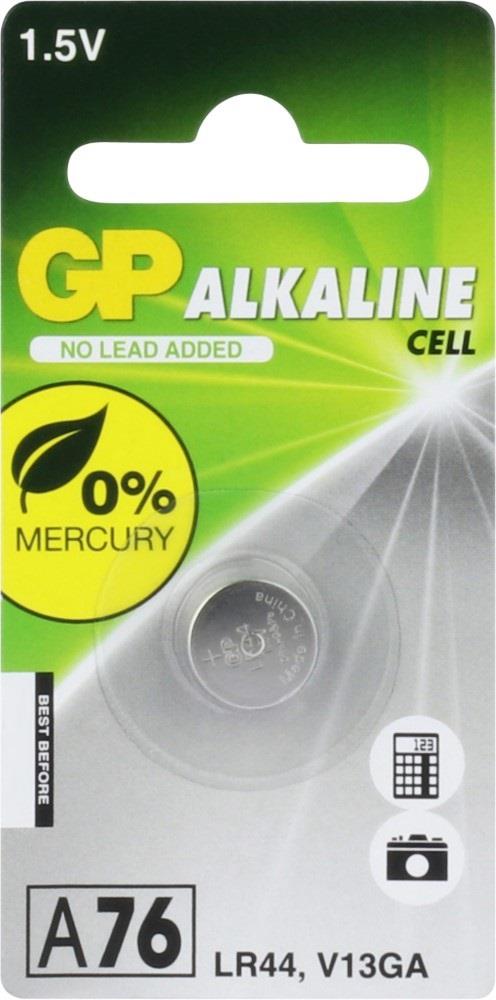 GP LR44 Pulsante alcalino cella 1.5V 1pk