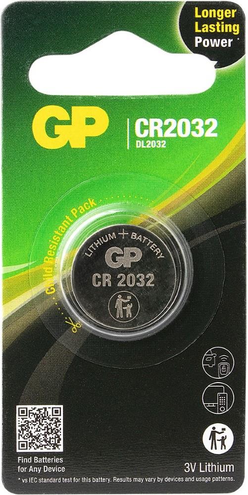 GP CR2032 CELLO CELLA DI LITITIO 3V 1HK