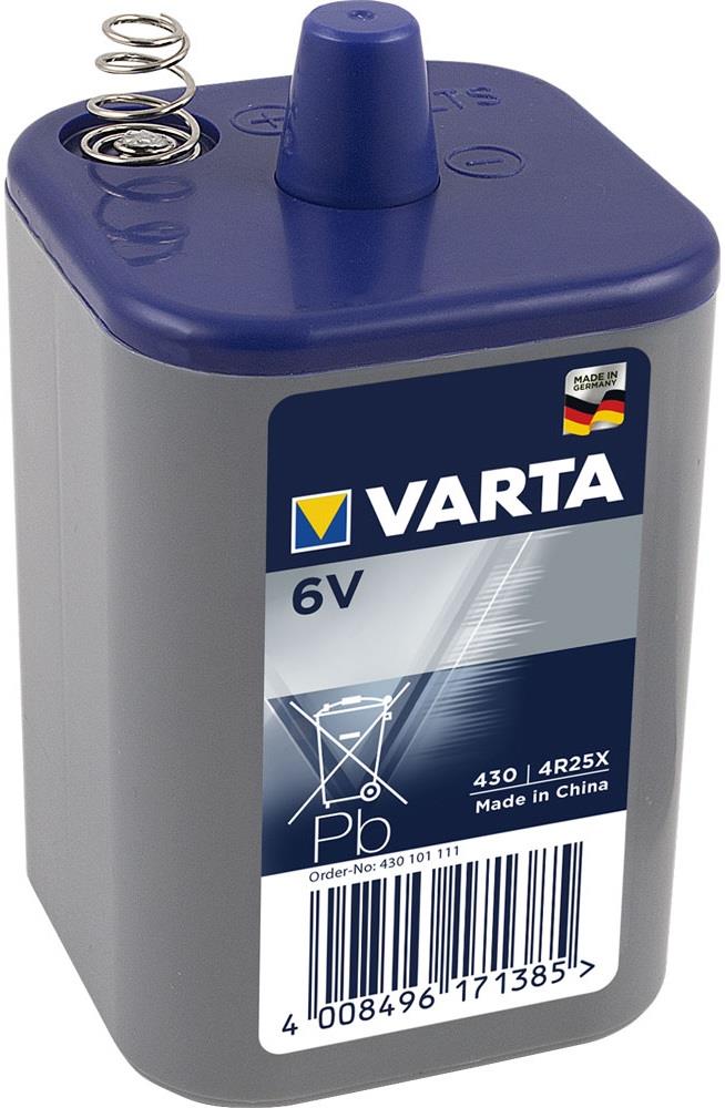 Varta bateria block 6v con resortes 4r25x varta 3111602