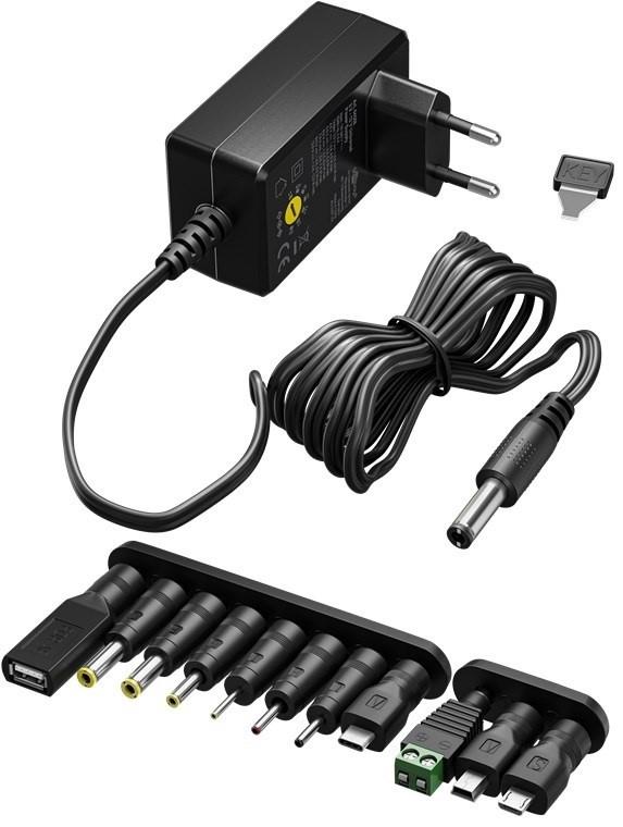 Alimentatore Abi goobay 1000ma 12w stilizzato - 7795512