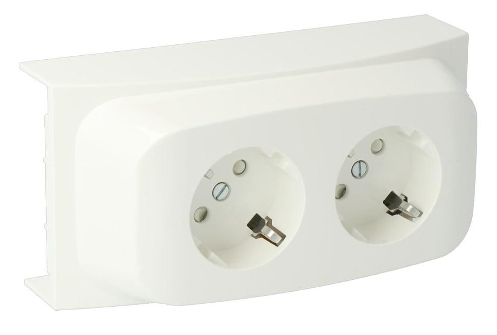 Toma K40 2v RA blanca