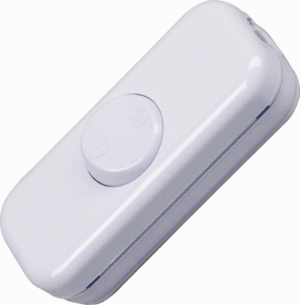 Interruptor de cable enzo blanco con ra 10a 7401020