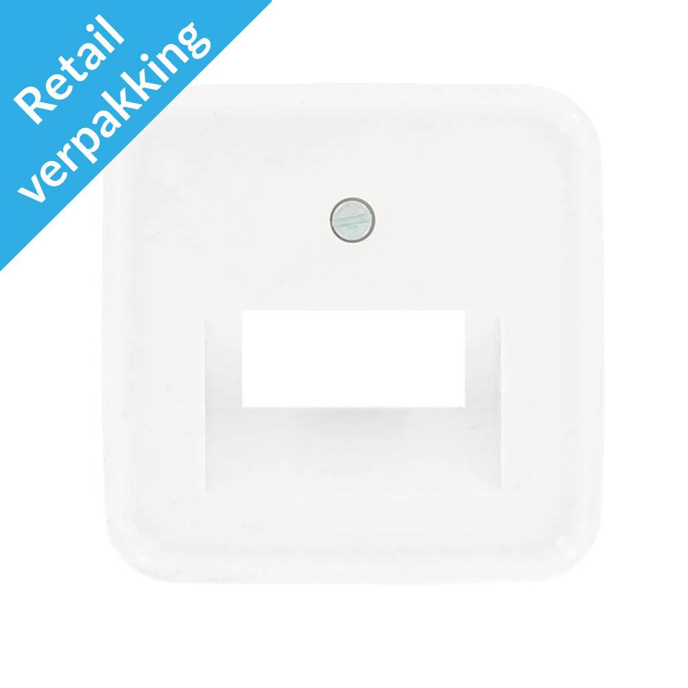 Placca bianca Busch Jaeger UTP doppia - 4695580