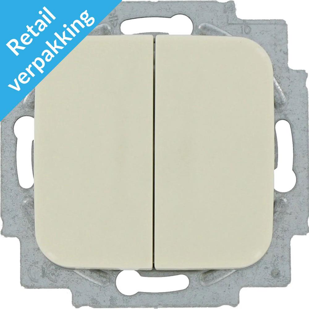 Interruptor + balancín serie crema Busch Jaeger - 4695030
