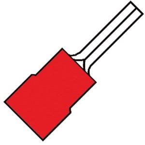 Perno capocorda Enzo rosso 9,5 mm 4433120