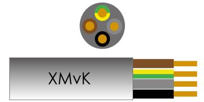 Cavo Enzo xmvk 4x1,50 qmm rotolo 100m - 1253922