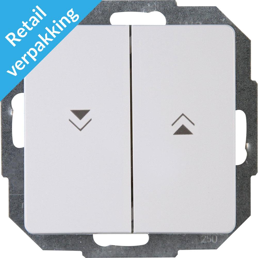 Interruttore per tapparelle Kopp Paris Arctic White + bilanciere - 4625080