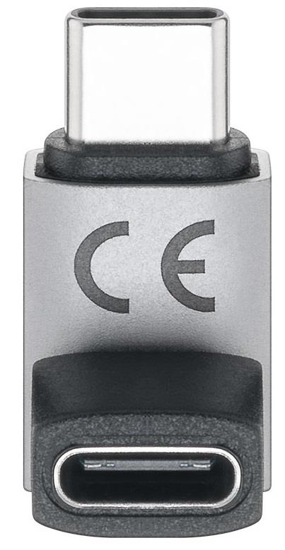 Adattatore USB-C Goobay | maschio femmina | verticale | breve | Adattatore a 90 gradi - 9550433