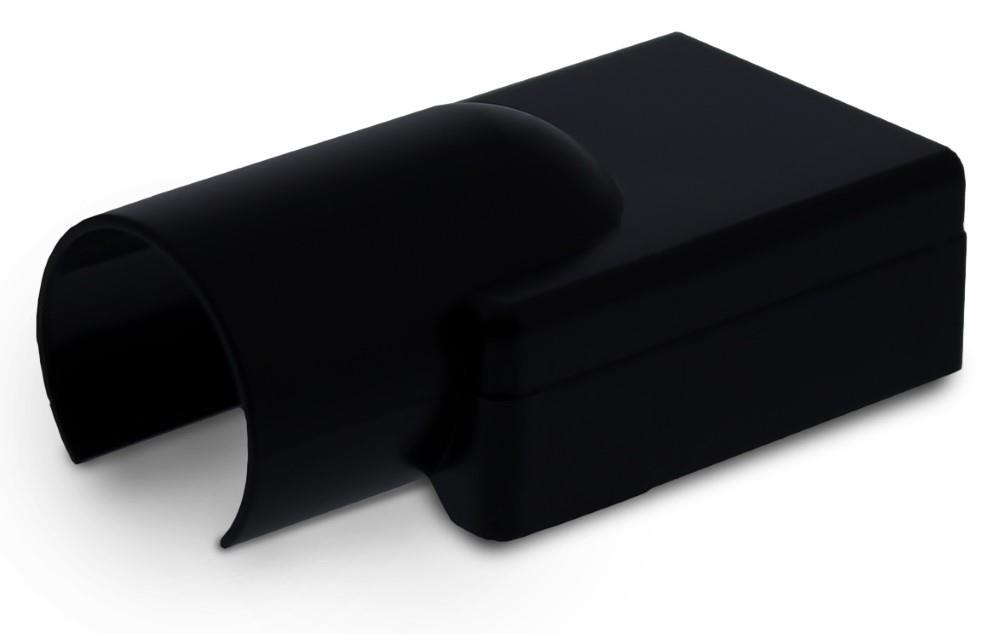 Canalit system25 manicotto di riduzione 19mm per 25x13mm nero - 4745740