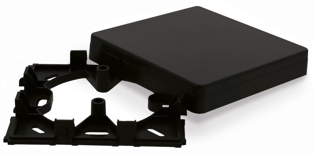 Caja de extensión Canalit system25 negra - 4745750