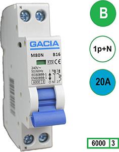 Instalacion autómata enzo gacia 20a. b carrito 2p gacia - 4517812