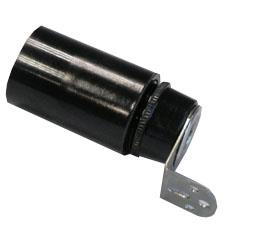 Portalampada Enzo e14 con staffa nero 6042360